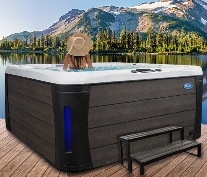 Calspas hot tub being used in a family setting - hot tubs spas for sale Milford
